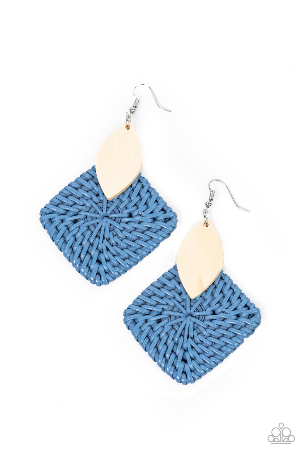 Sabbatical WEAVE - Blue earrings