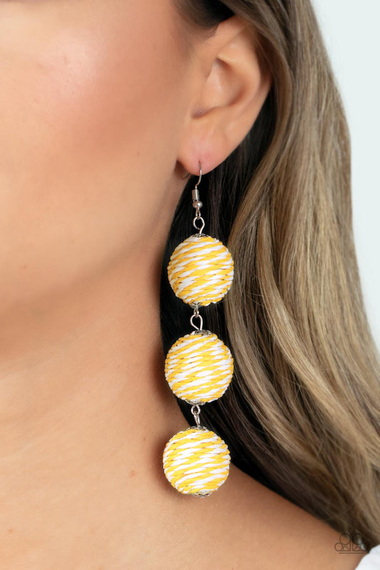 Laguna Lanterns - Yellow earrings