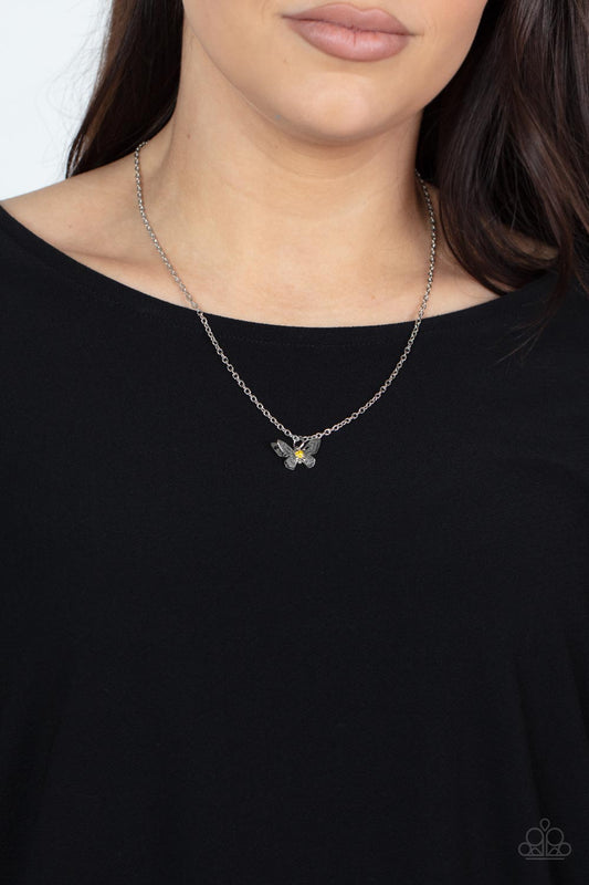 Flutter Love - Yellow necklace-