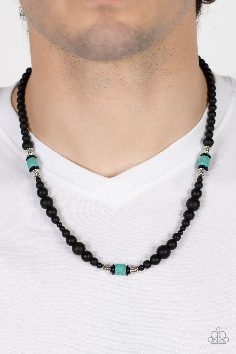 Stone Synchrony - Blue Necklace