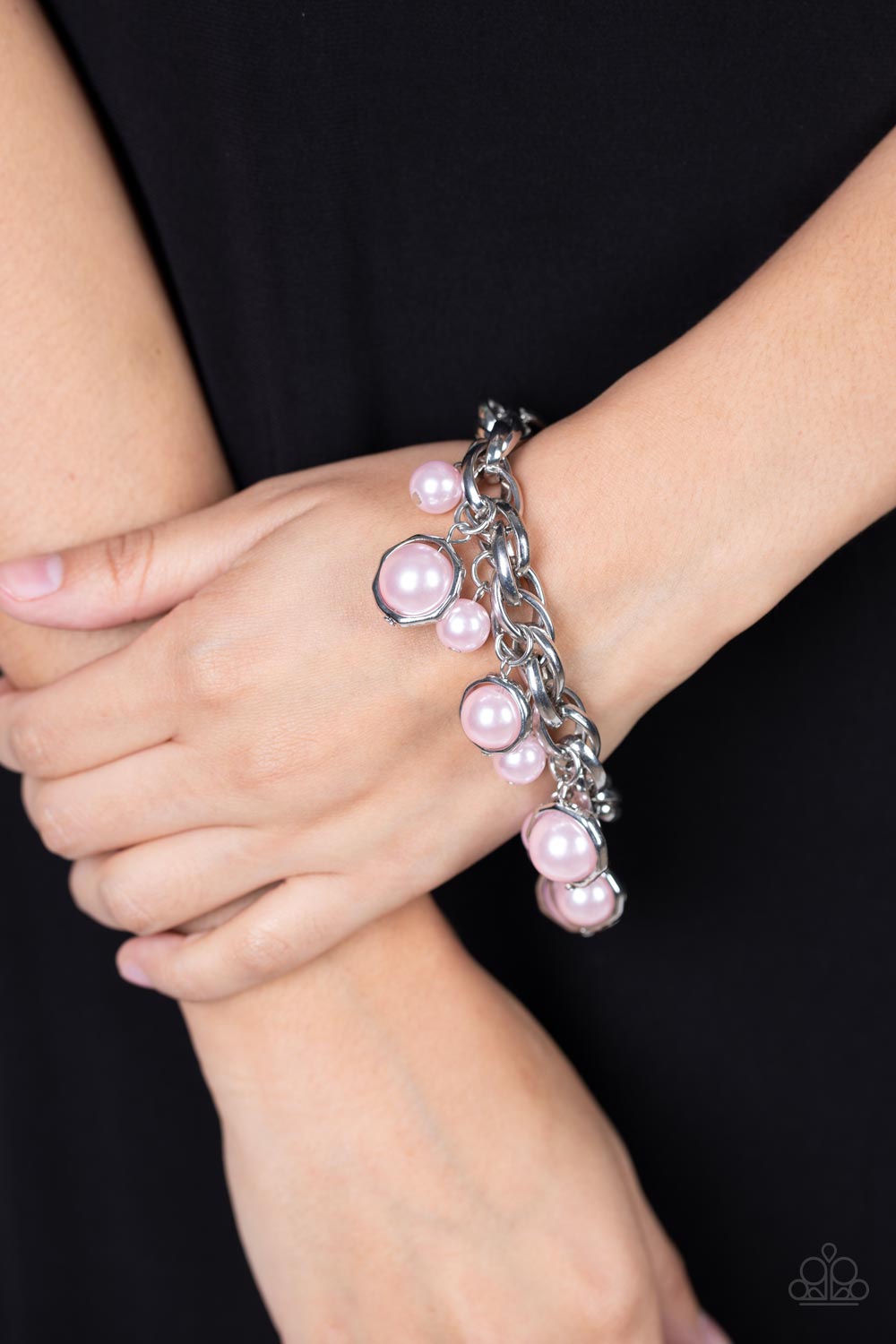 Orbiting Opulence - Pink bracelet