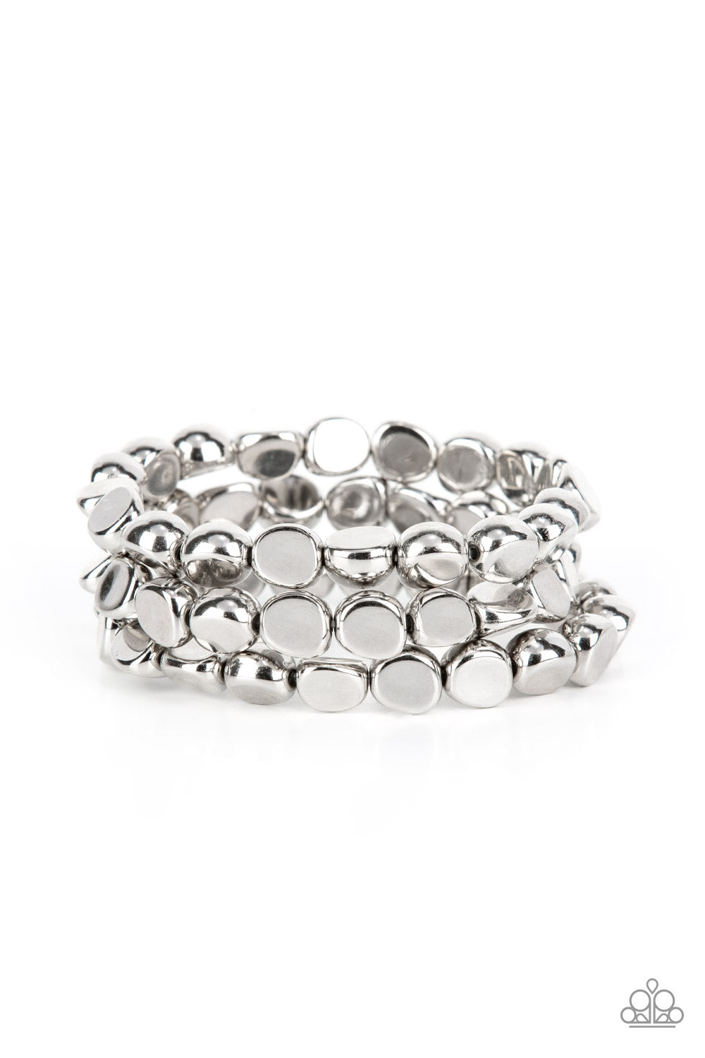 HAUTE Stone - Silver bracelet