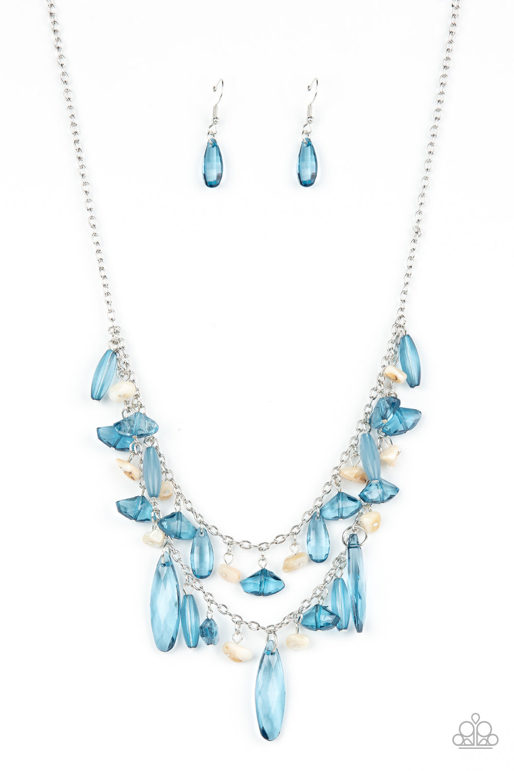 Candlelit Cabana - Blue necklace