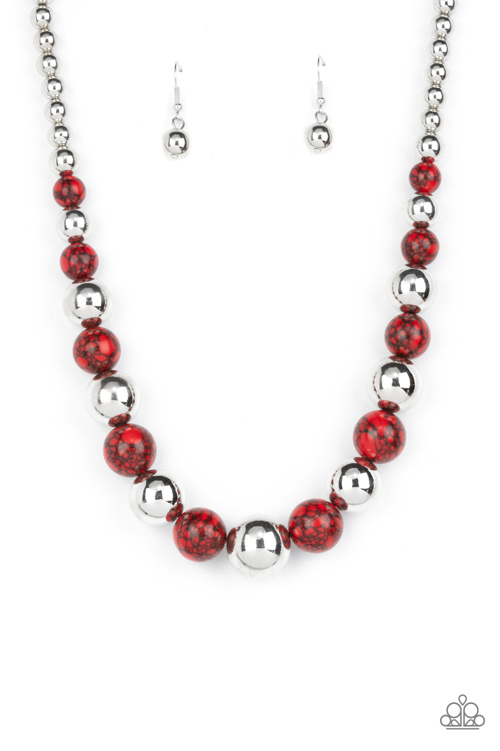 Stone Age Adventurer - Red necklace