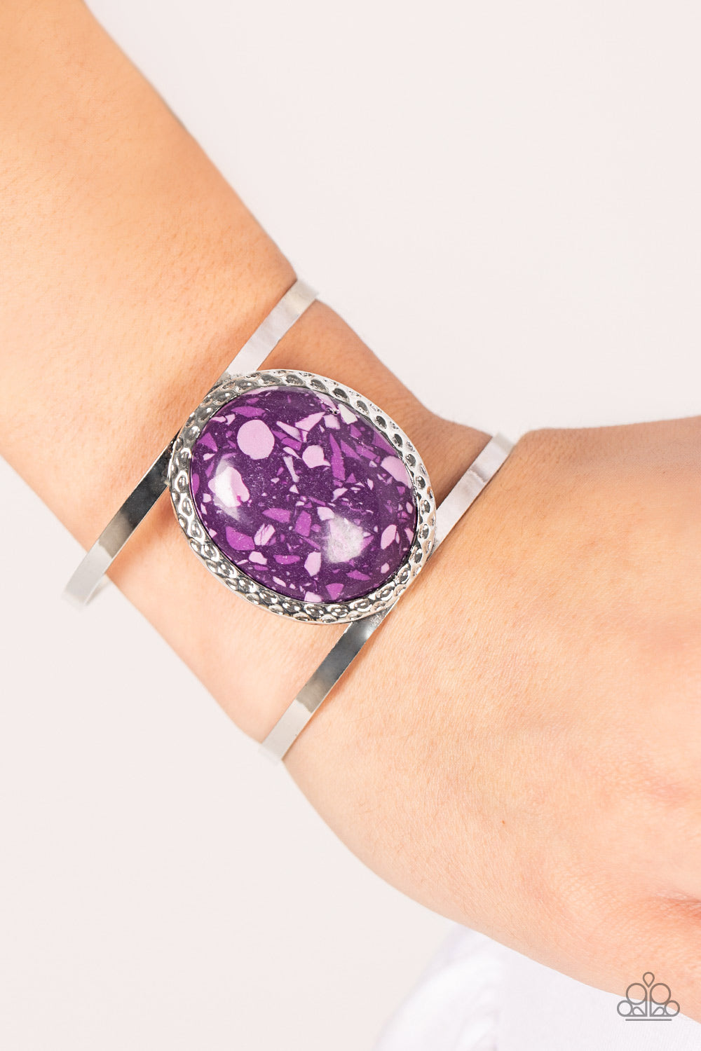 Tantalizingly Terrazzo - Purple bracelet