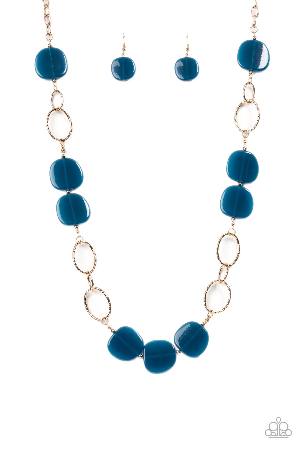 Posh Promenade - Blue - Blue necklace