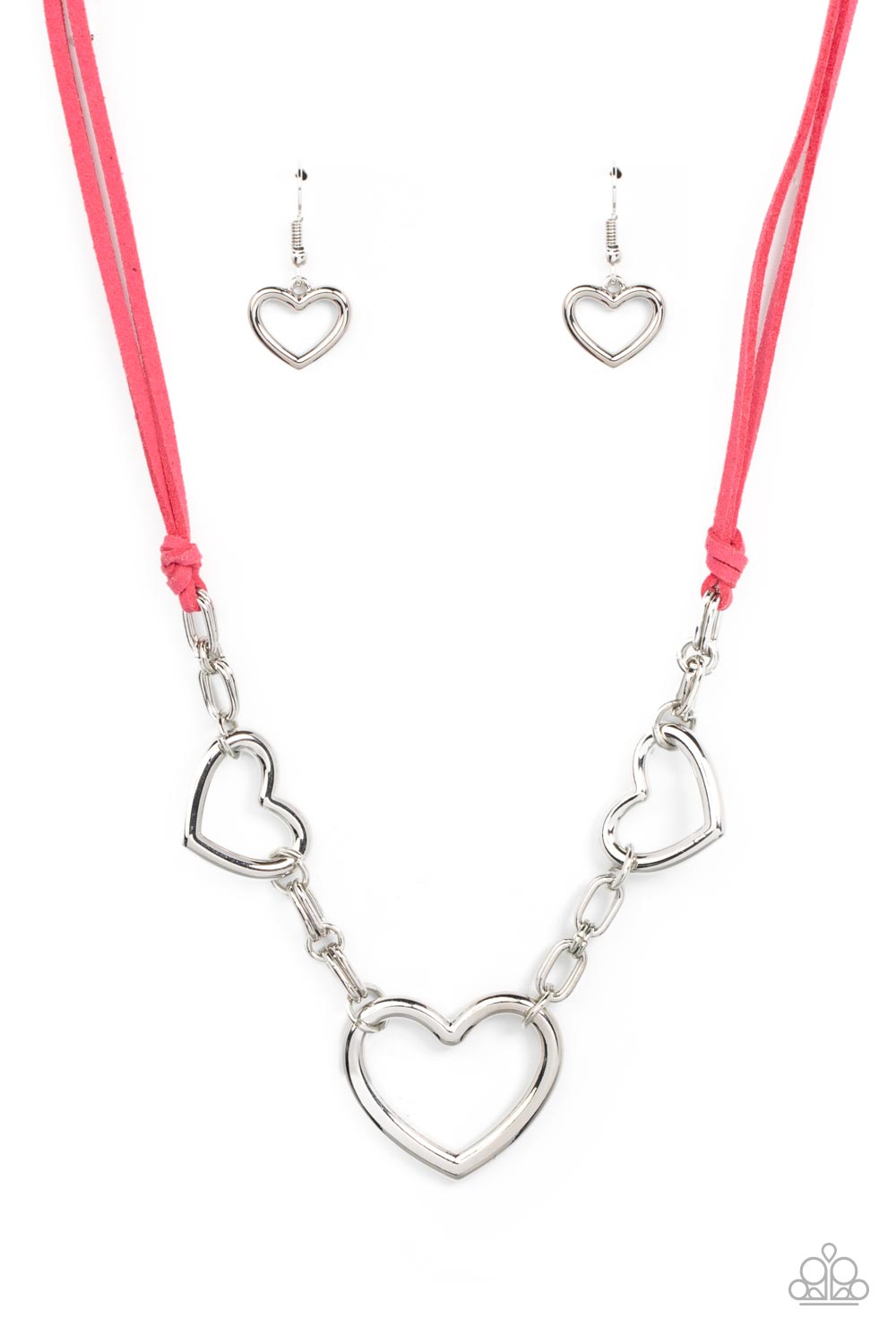 Fashionable Flirt - Pink necklace