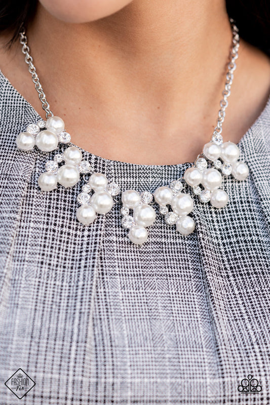 Renown Refinement - White necklace (fashion fix Oct 21')