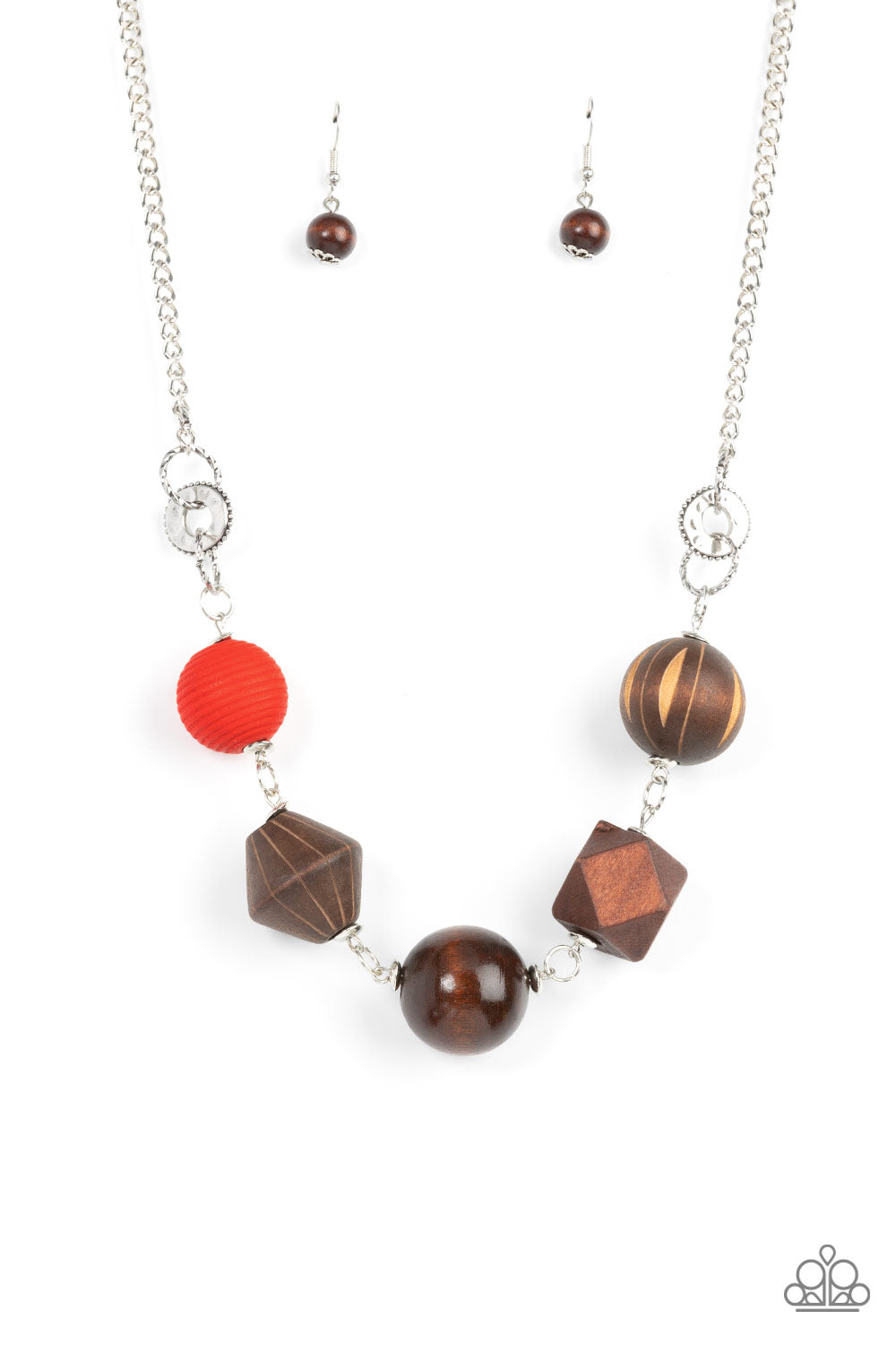 Eco Extravaganza - Red necklace