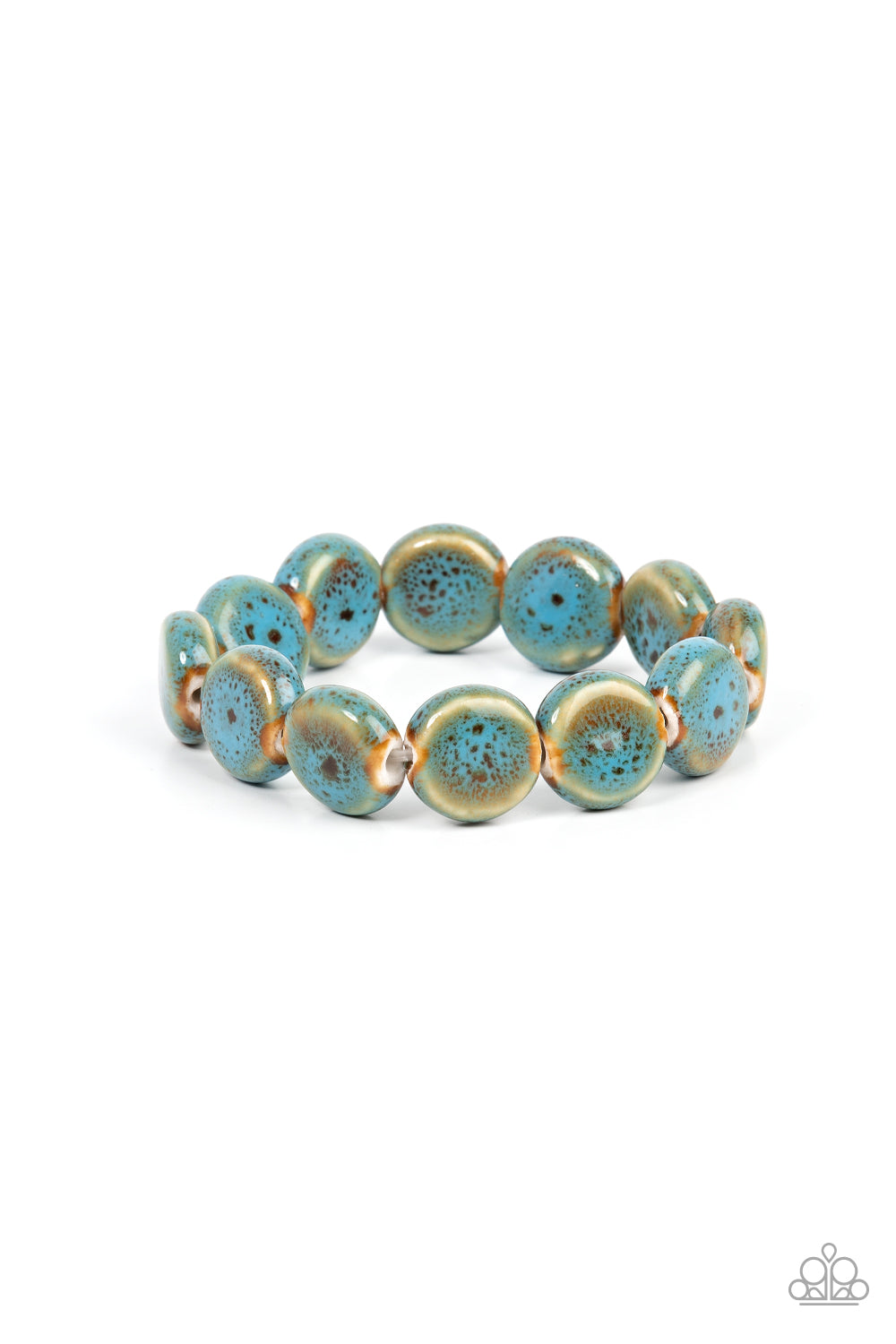 Pulsera azul Earthy Entrada