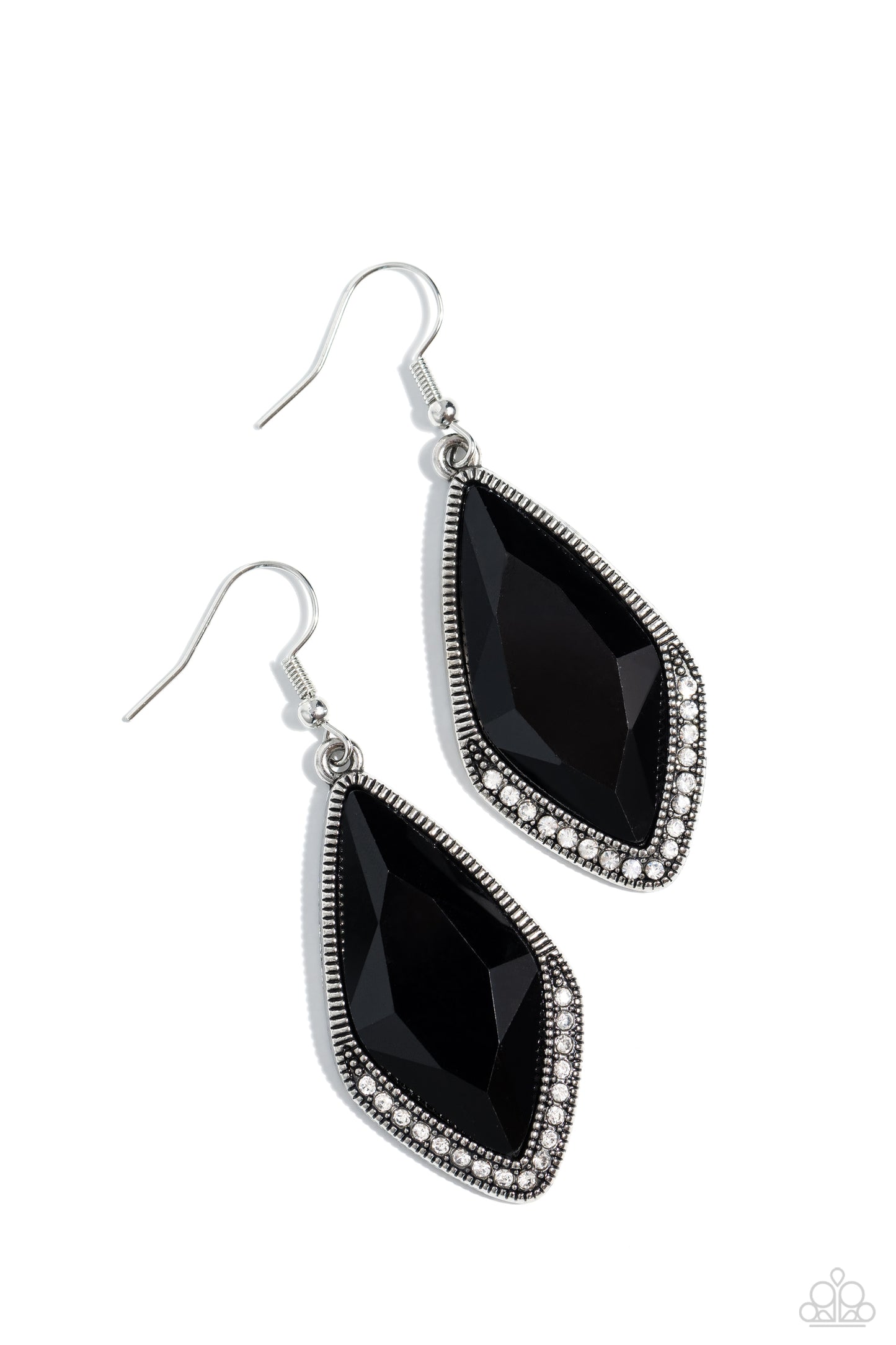 Deco Dazzle - Black earrings