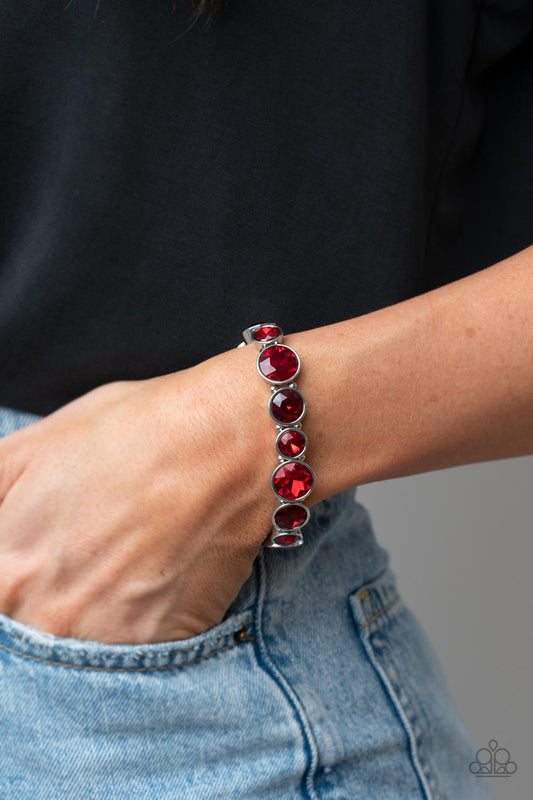 Twinkling Tease - Red bracelet