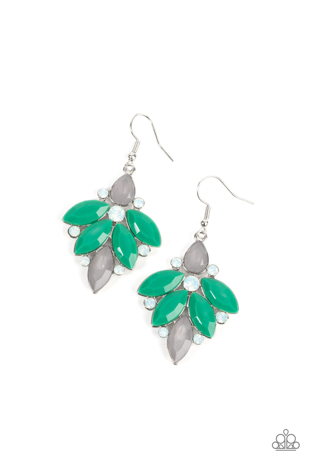 Fantasy Flair - Green earrings