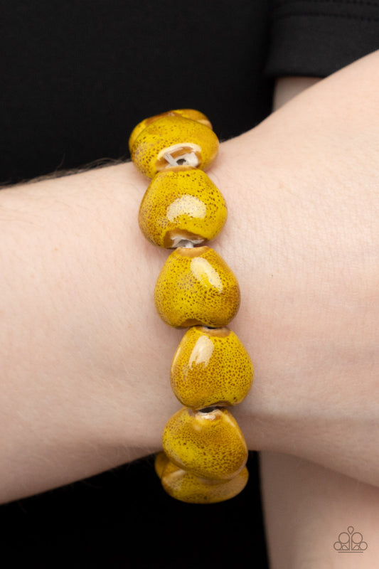 GLAZE a Trail - Yellow bracelet