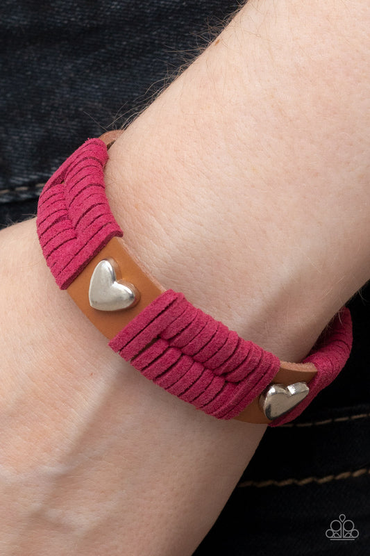 Lusting for Wanderlust - Pink bracelet