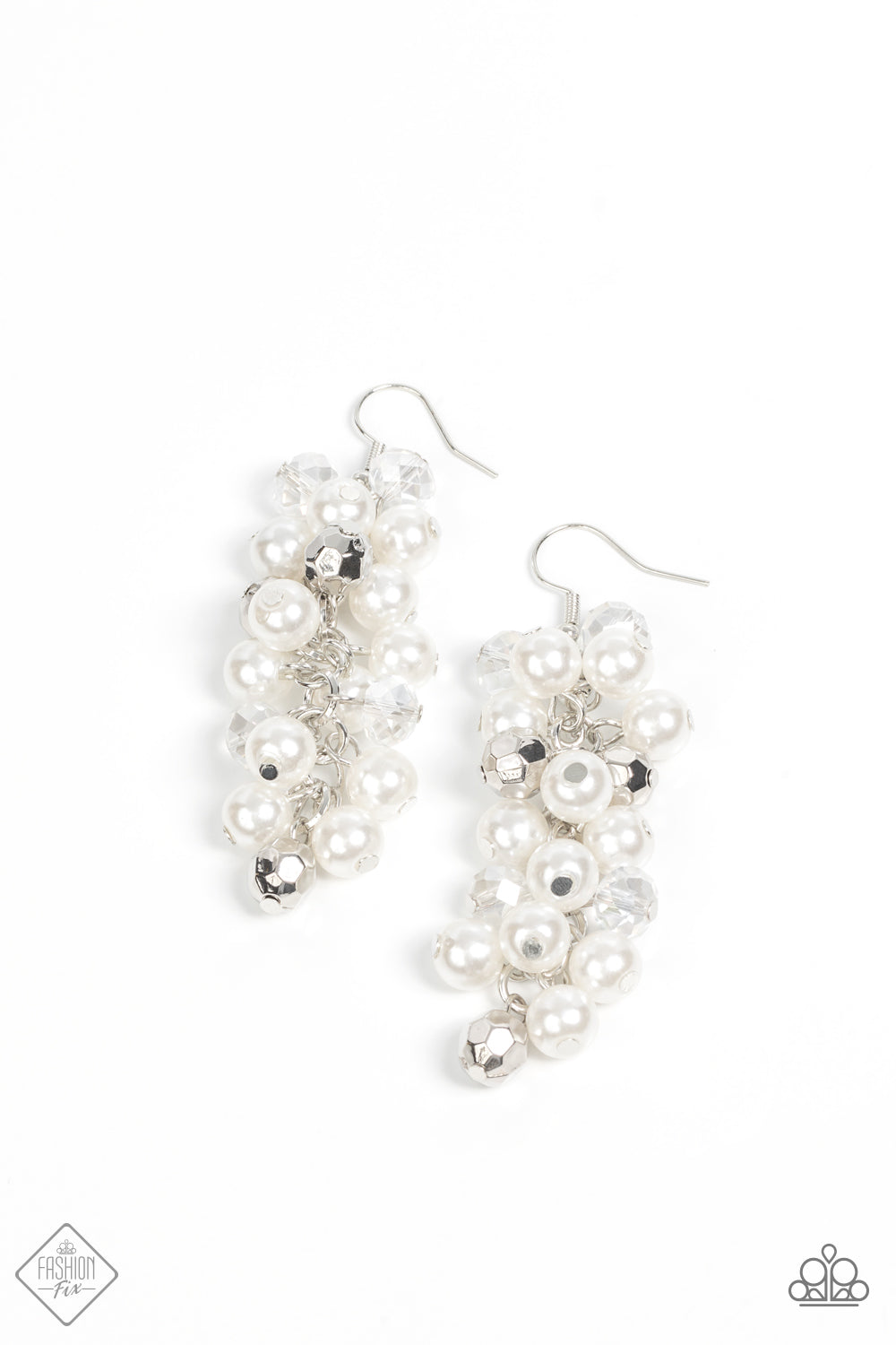 Pursuing Perfection - White Earrings Fashion Fix Jan 22'