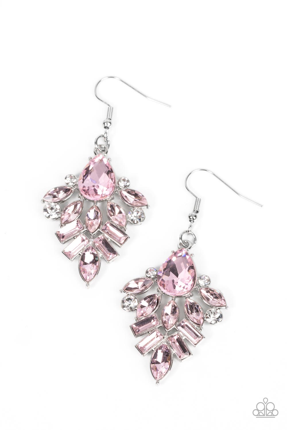 Stellar-escent Elegance - Pink earrings