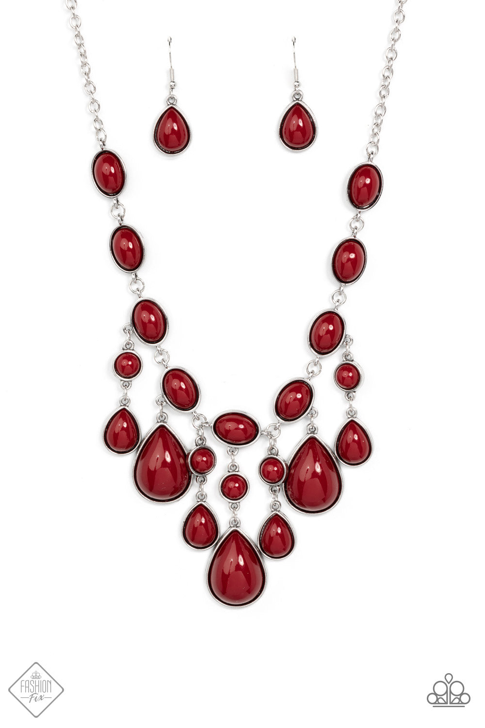 Mediterranean Mystery - Red necklace FASHION FIX JAN 22'