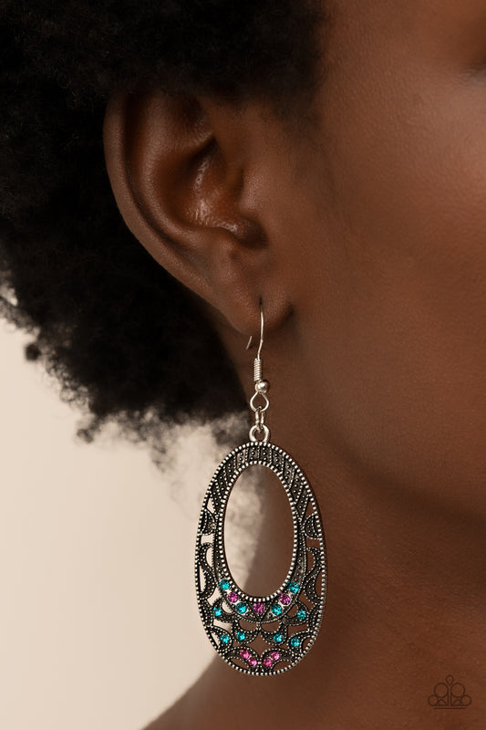 Colorfully Moon Child - Multi earrings