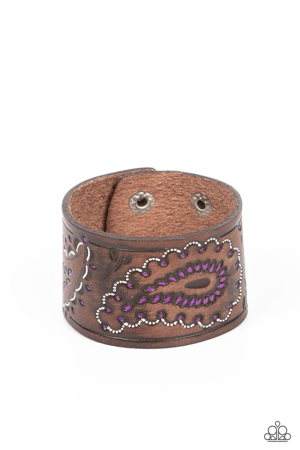 Paisley Pioneer - Purple bracelet