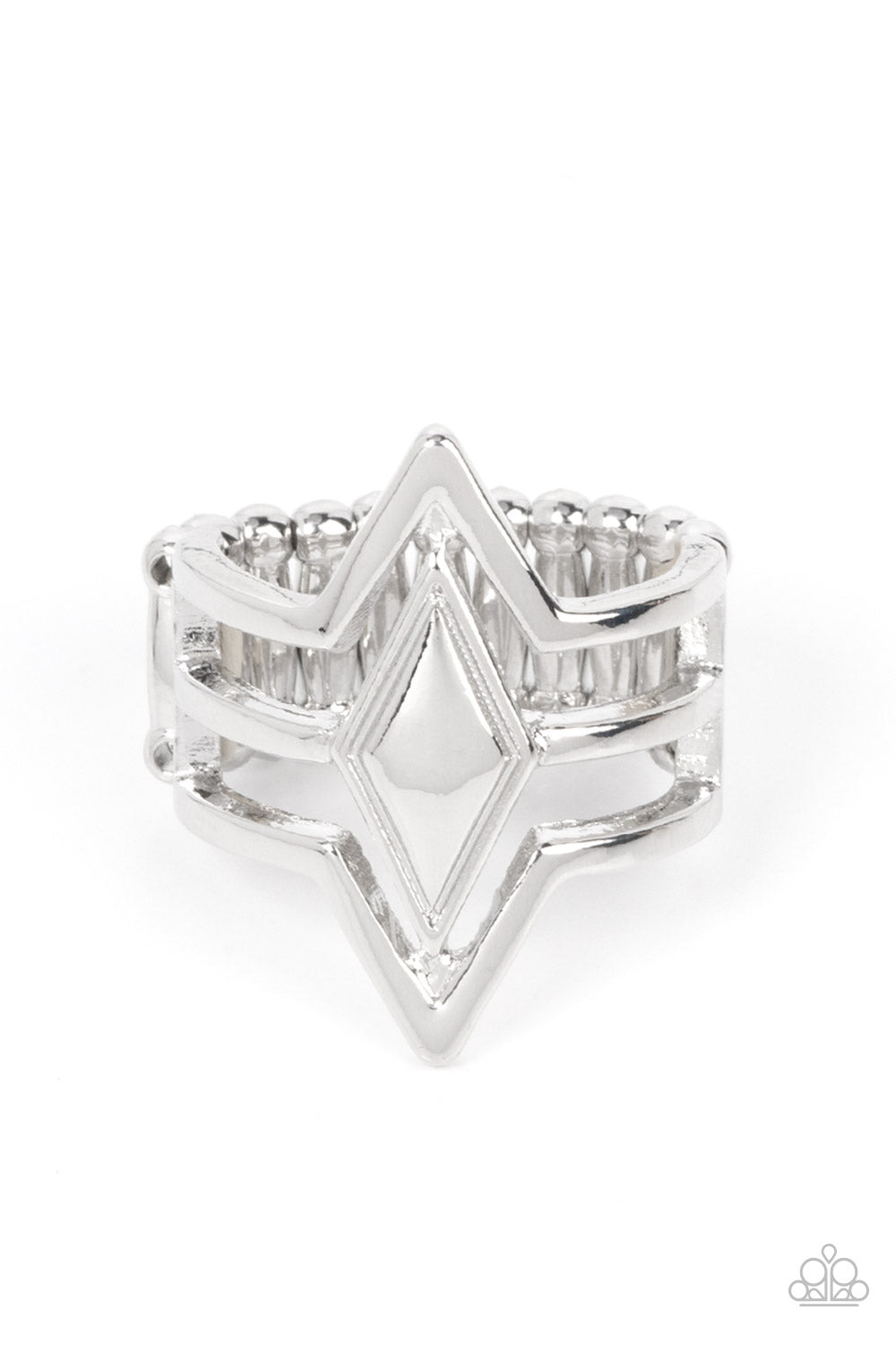 Deceivingly Diamond - Silver ring