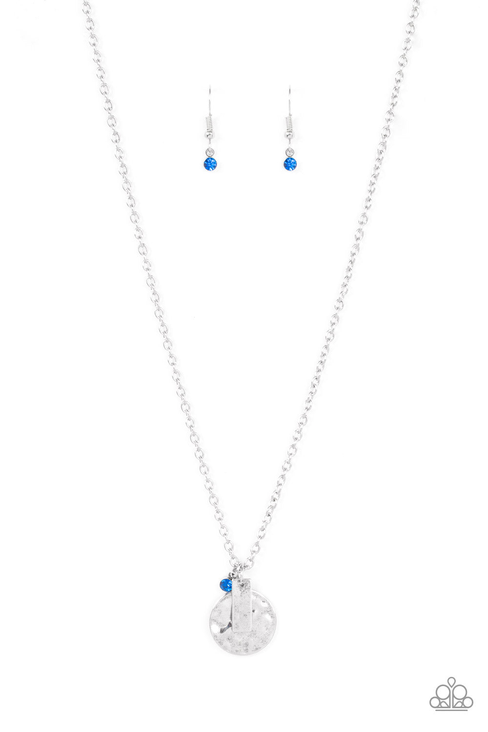 Minimal EFFORTLESS - Blue necklace