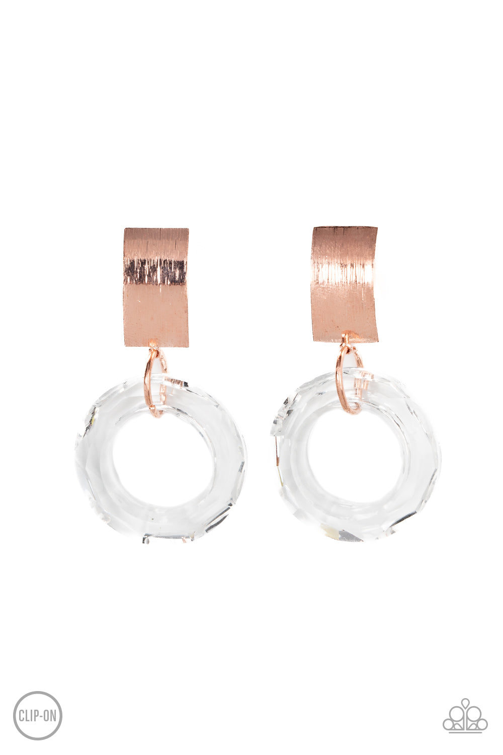 Clear Out! - Copper earrings