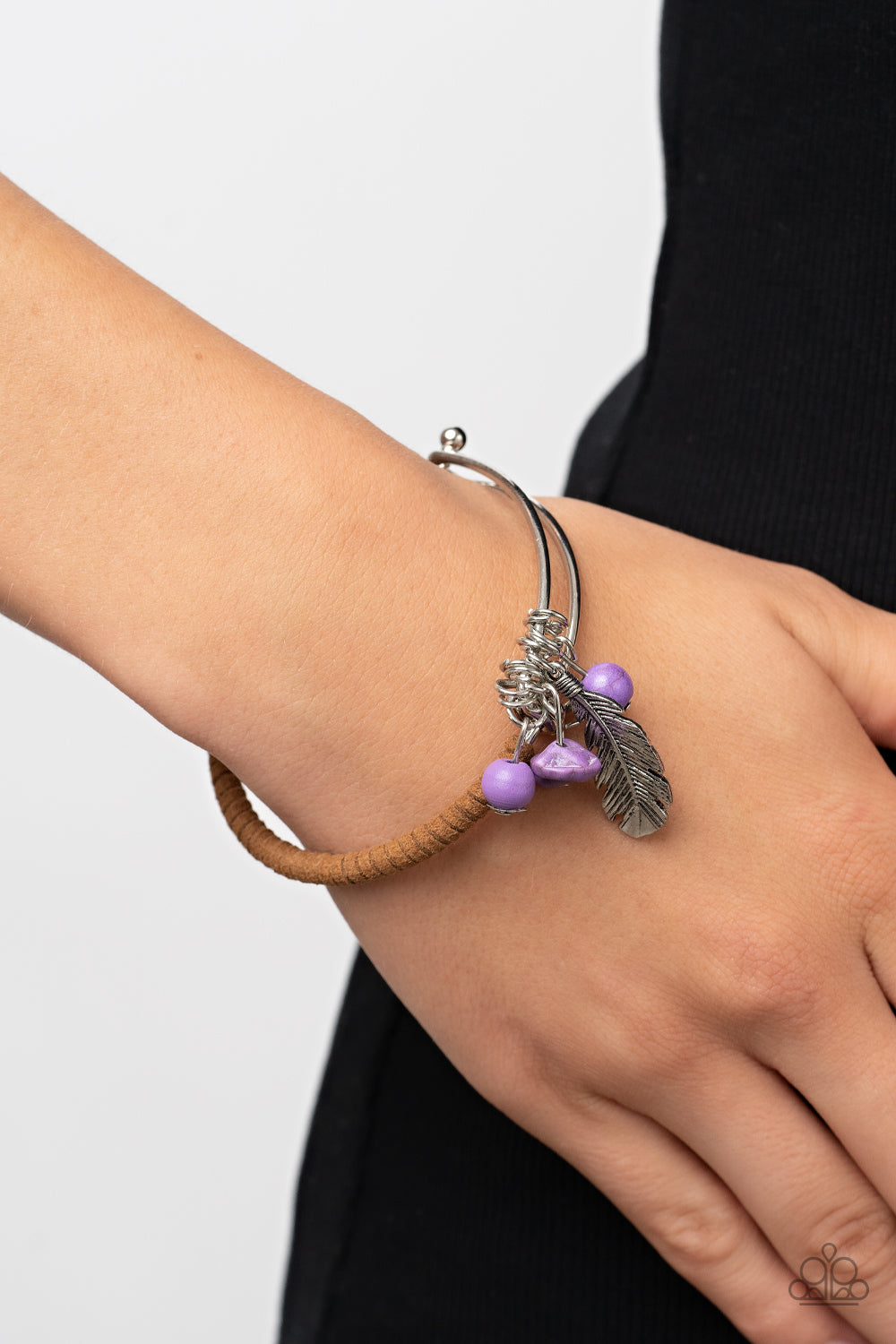 Running a-FOWL - Purple bracelet