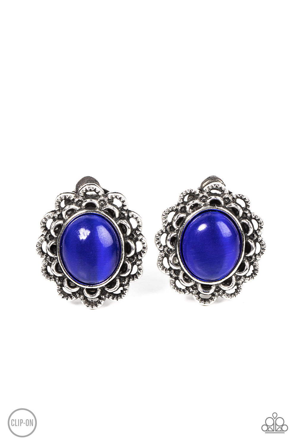 Garden Gazebo - Blue earrings