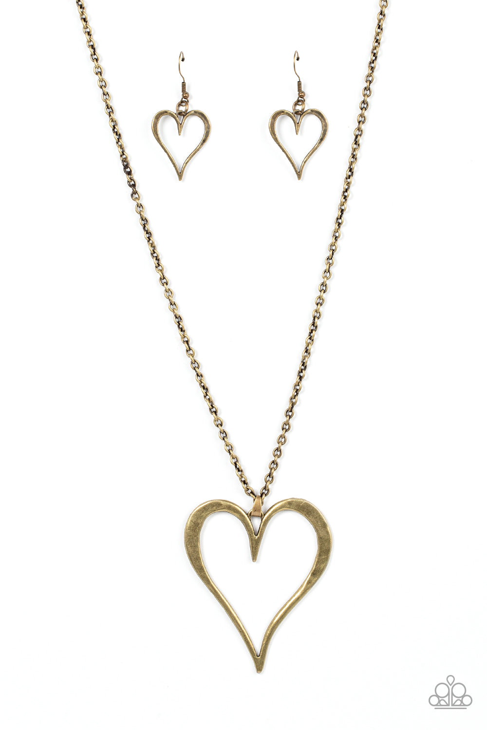 Hopelessly In Love - Brass necklace