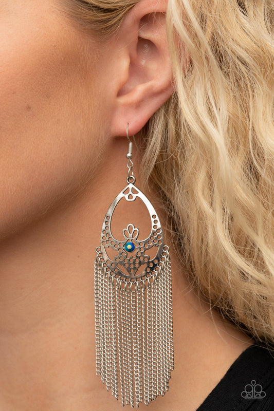 Castle Cottage - Blue earrings