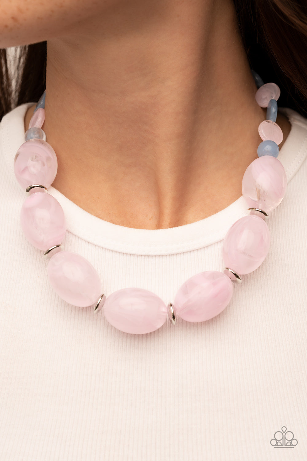 Belle of the Beach - Pink necklace