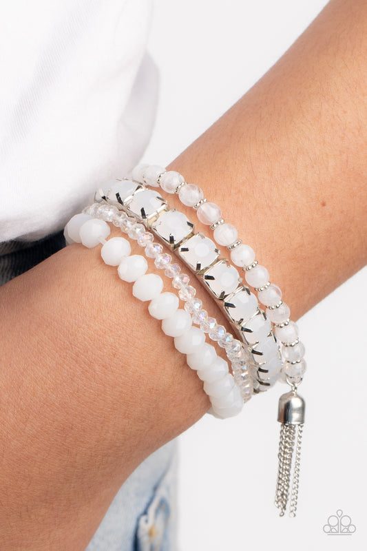 Day Trip Trinket - White bracelet