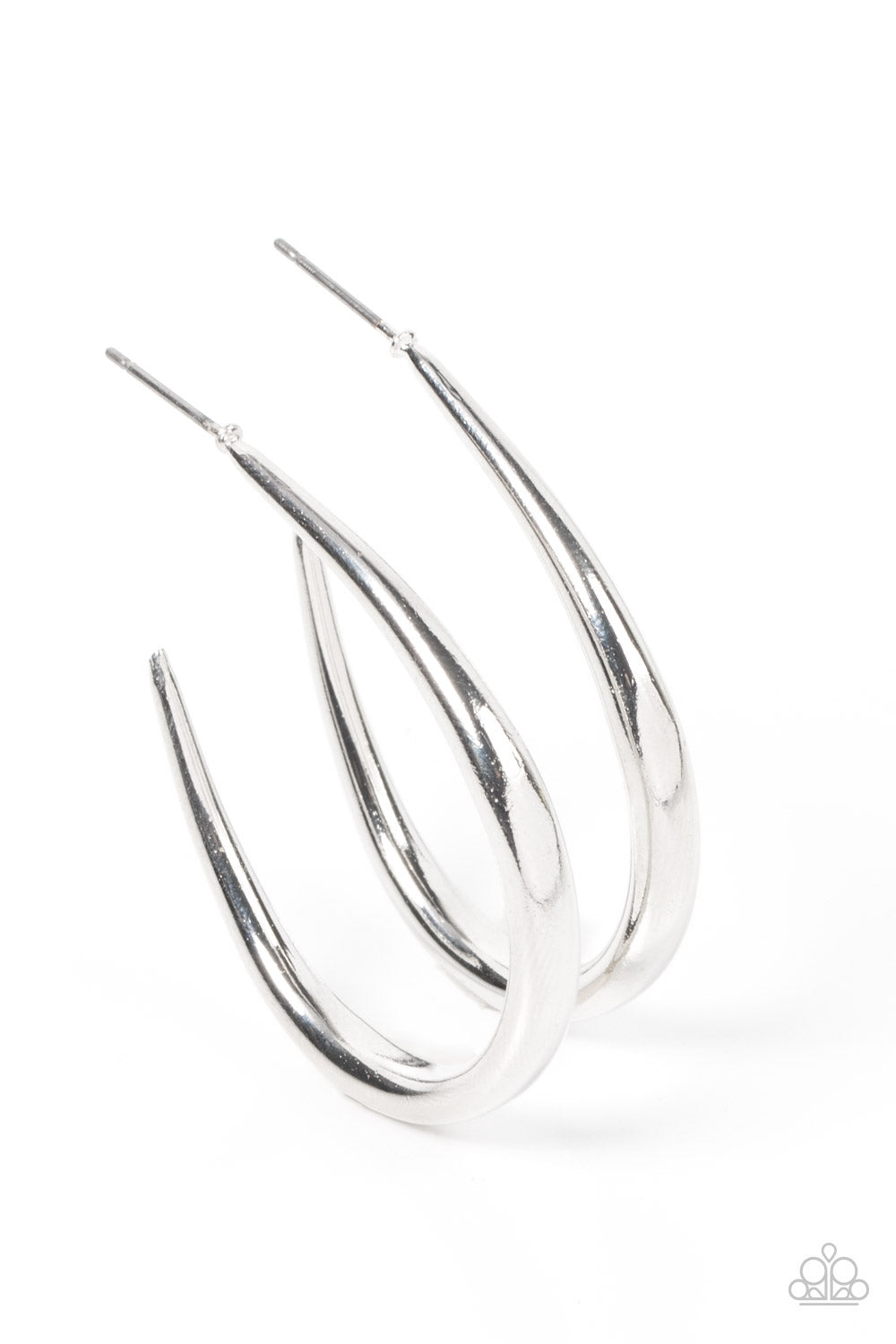 CURVE Your Appetite - Silver earrings