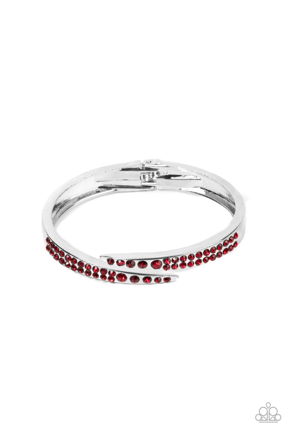 Sideswiping Shimmer - Red bracelet