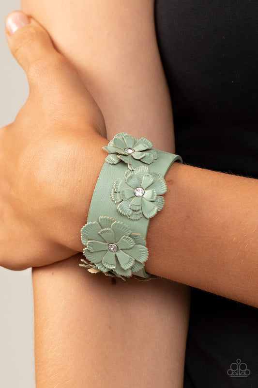 What Do You Pro-POSIES - Green bracelet