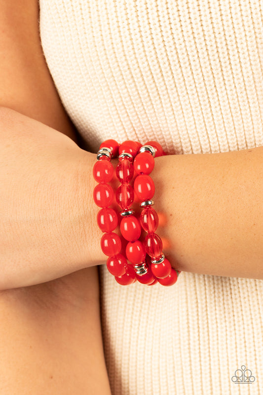 Coastal Coastin - Red bracelet