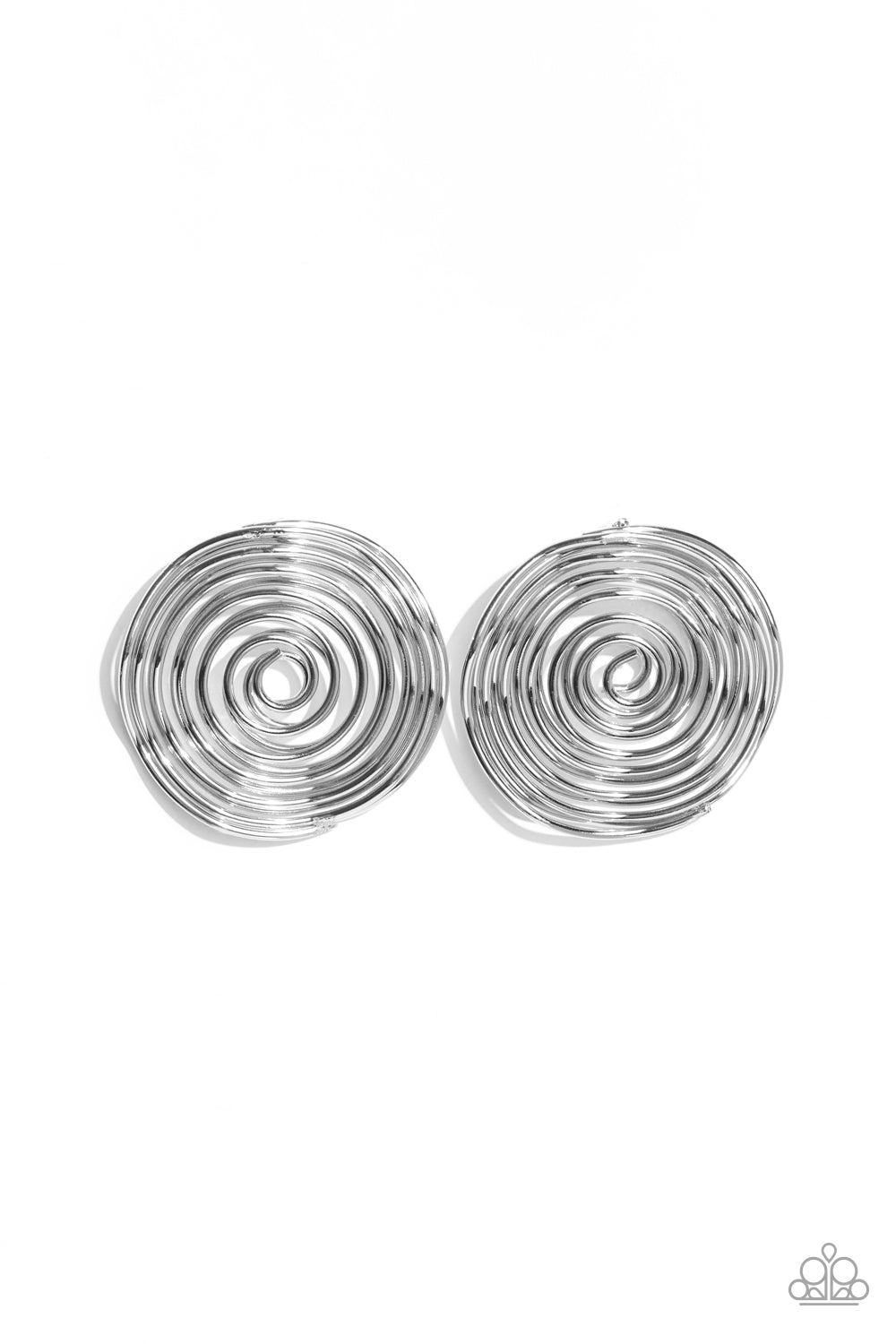 COIL Over - Silver earrings