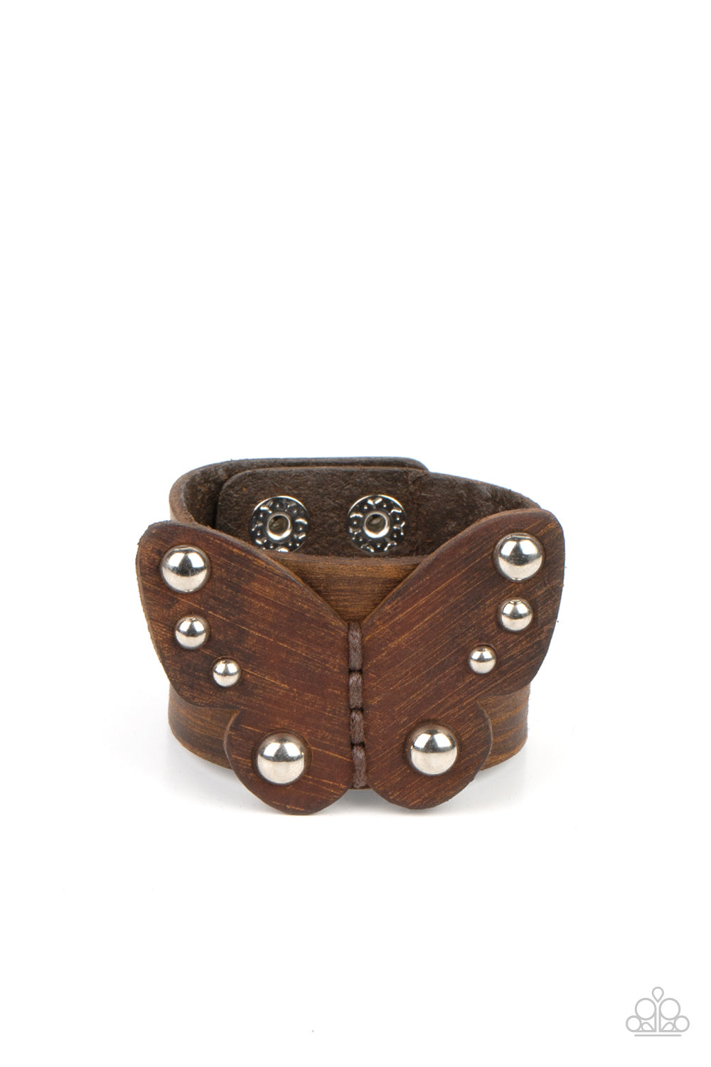 Granja de mariposas - Pulsera marrón