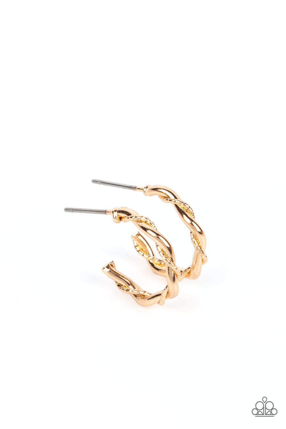 Irresistibly Intertwined - Gold earrings