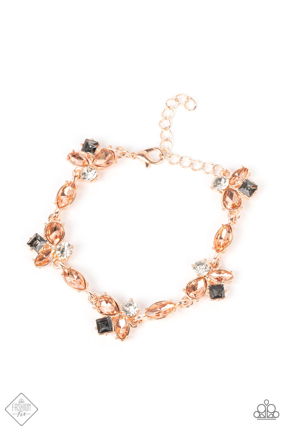 Colorful Captivation - Rose Gold bracelet fashion fix april 22'