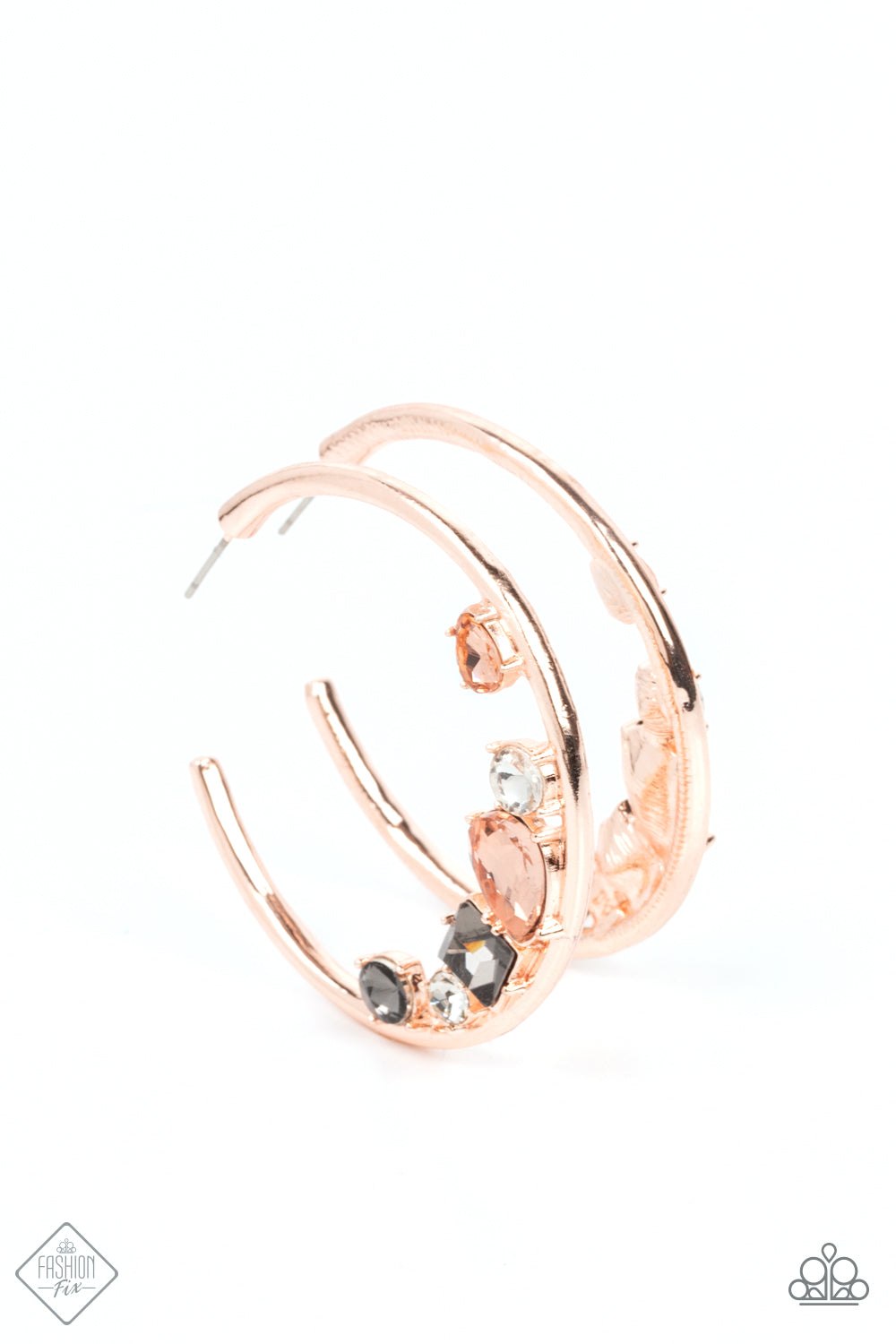 Attractive Allure - Rose Gold earrings fashion FIX April 22'