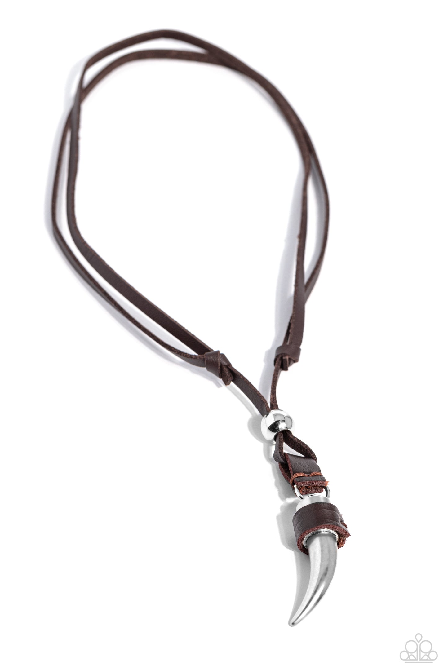 Show Your Claws - Brown necklace