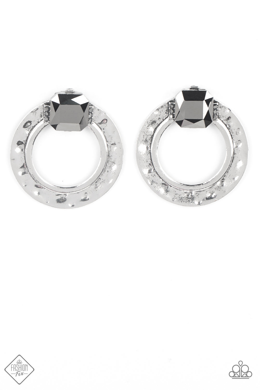 Smoldering Scintillation - Silver earrings  fashion FIX APRIL 22'