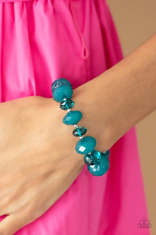 Keep GLOWING Forward - Blue bracelet