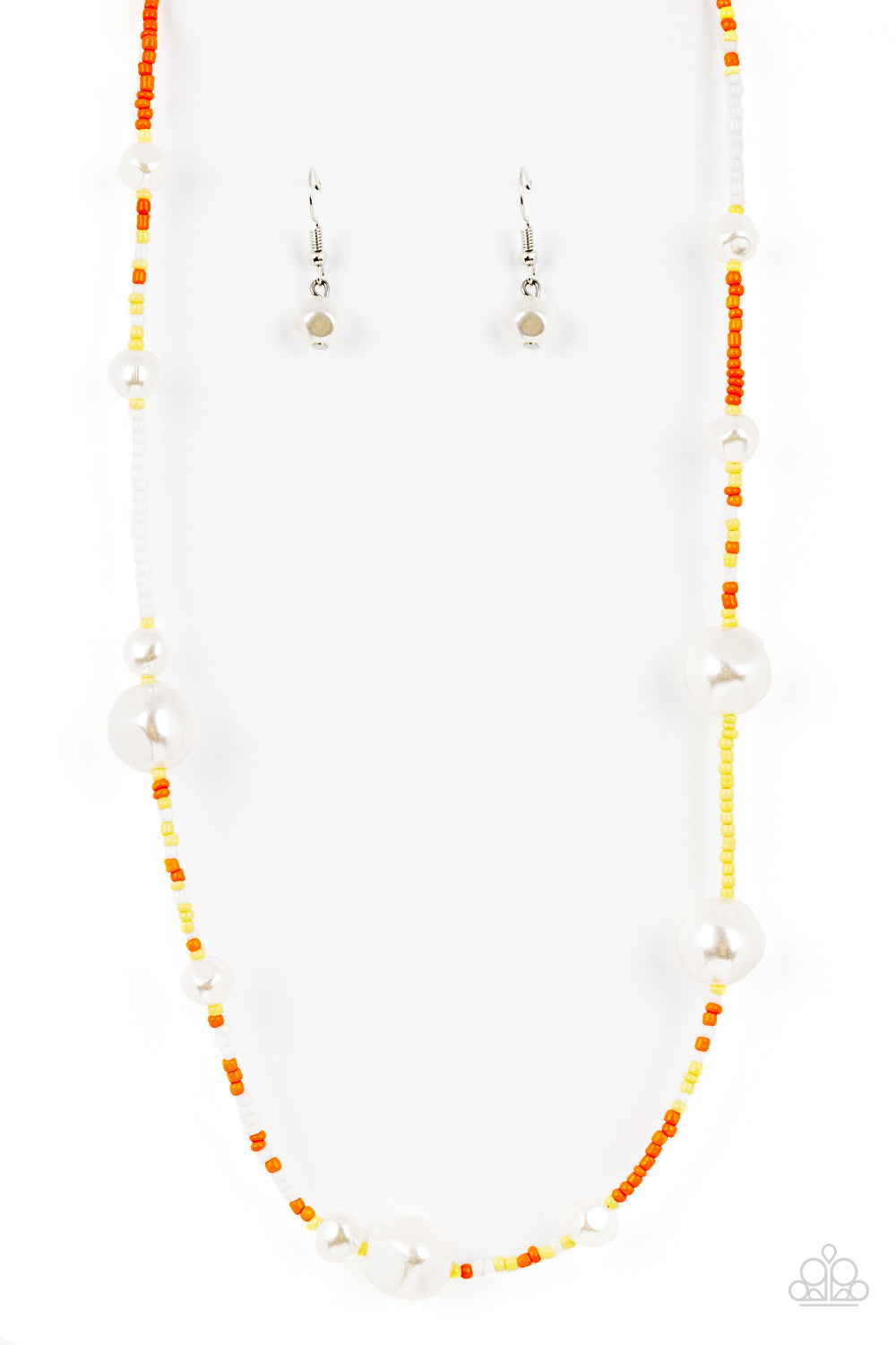 Modern Marina - Orange necklace