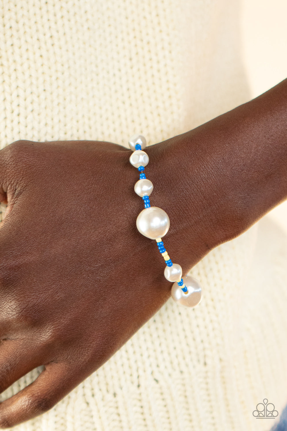 Contemporary Coastline - Blue bracelet