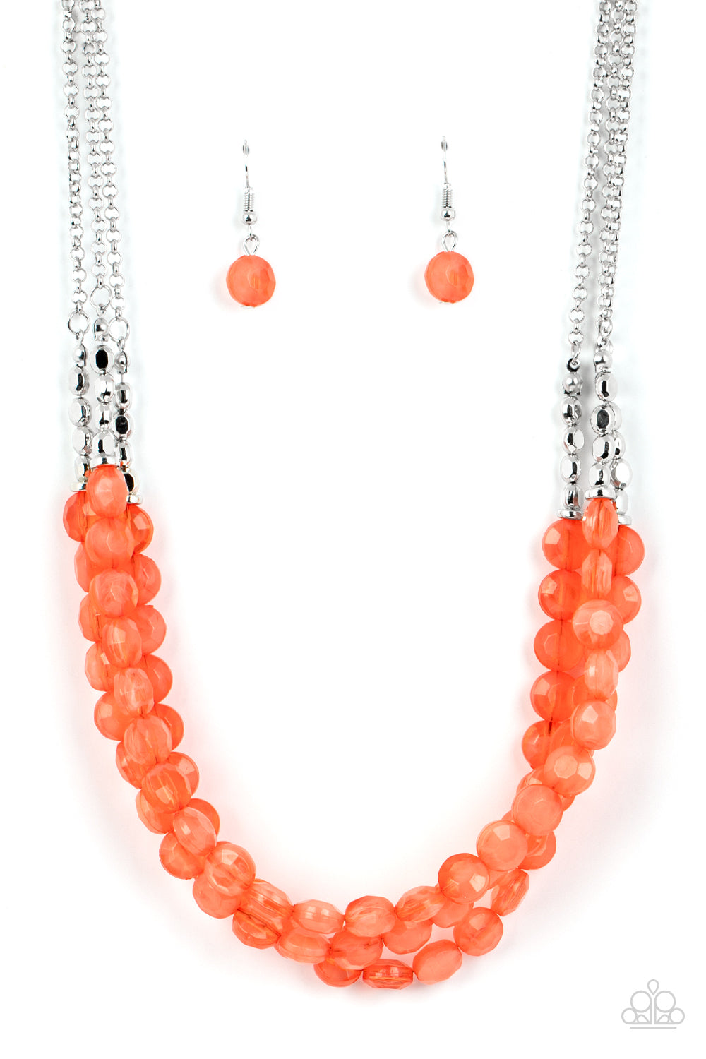 Pacific Picnic - Orange necklace