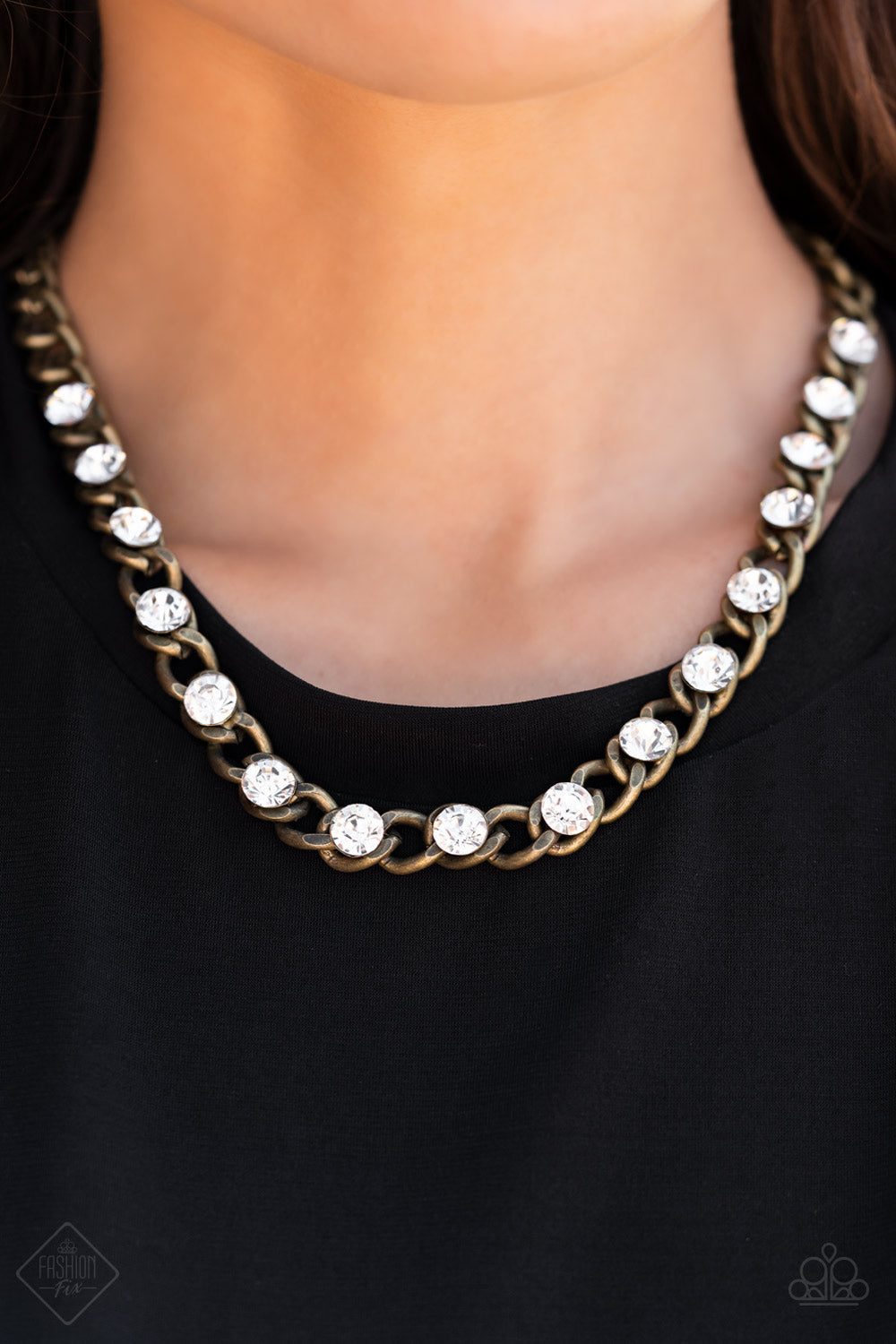 Major Moxie - Brass necklace  Fashion Fix