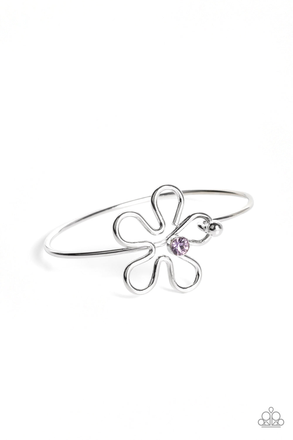 Floral Innovation - Purple bracelet